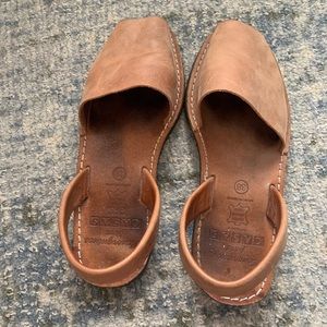 Menorquinas casas slingback leather Sz 8